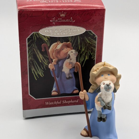Hallmark Keepsake Watchful Shepherd 1998, Vintage Christmas Ornament - Picture 2 of 11
